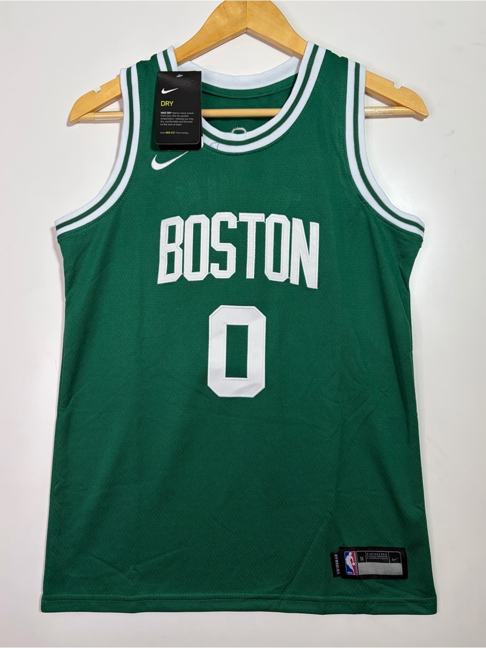 Nike NBA Swingman Jayson Tatum Boston Celtics #0 Green Jersey Youth M NWT